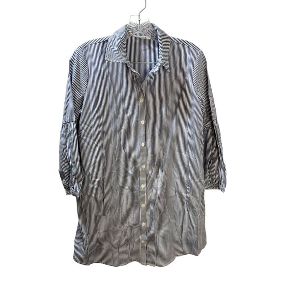 BB Dakota XS Striped Button-Up Shirt - Picture 1 of 10